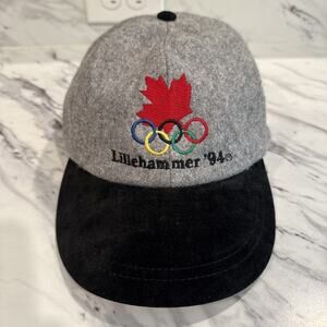 Vintage 1994 Olympic Games LILLEHAMMER Canada Hat Cap